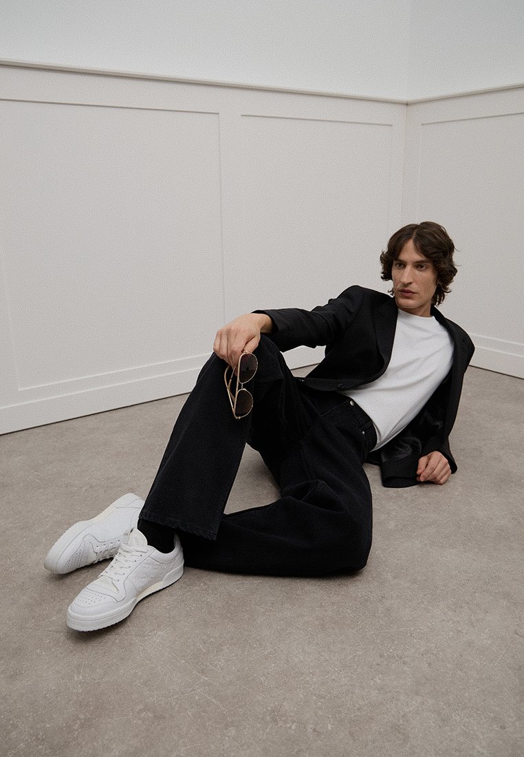 sandro Baggy jeans zwart