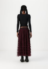 Vero Moda VMNAJA RUFFLE SKIRT - Dolgo krilo - winetasting