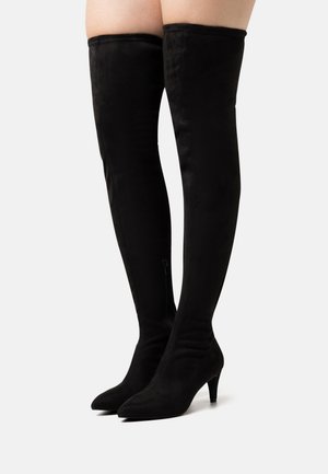 Over-the-knee boots - black