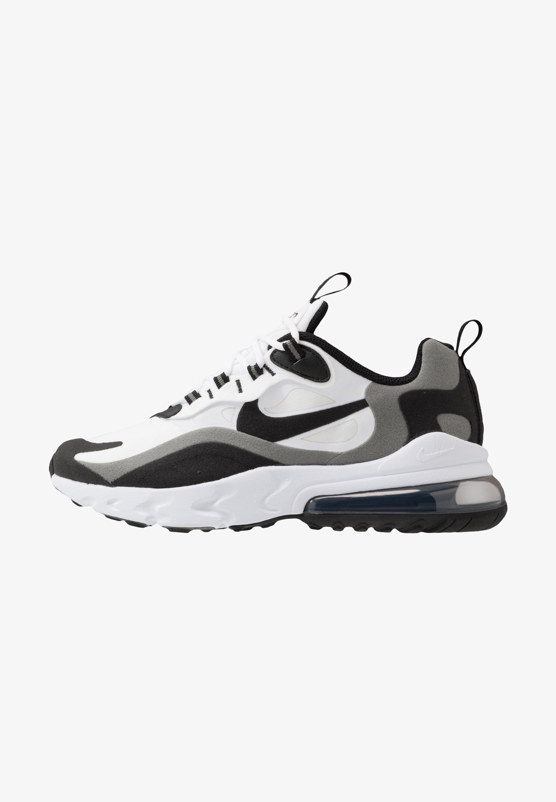 Nike Sportswear Air Max 270 React Trainers White Black Metallic Pewter White Zalando De Nike Sportswear Air Max 270 React Trainers White Black Metallic Pewter White Zalando De