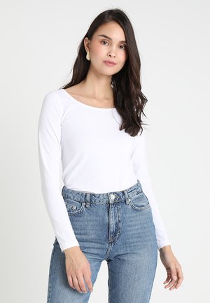 Top s dlouhým rukávem - white