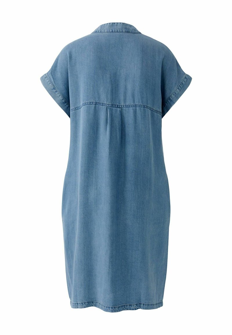 mama lyocell denim dress Women's Denim blue MAMA Denim midi dress