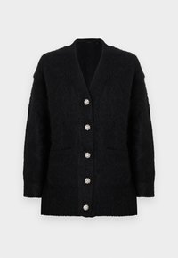 RUBI BRUSHED - Kardiganas - black