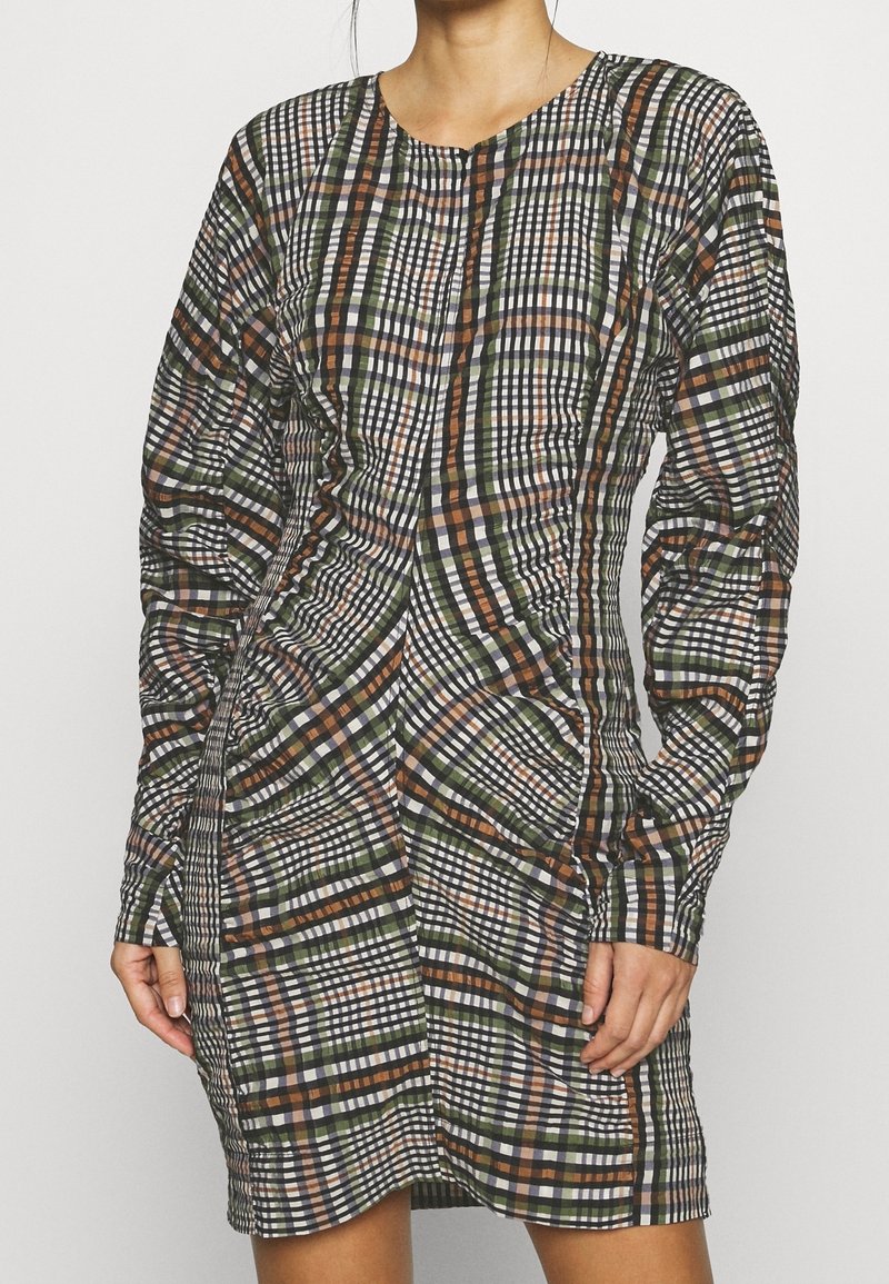 JUST FEMALE Pouzdrové šaty - brown