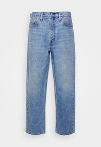 Não selecionado, light indigo worn in