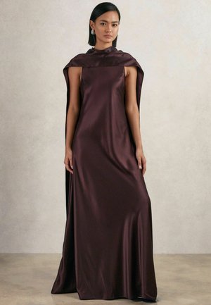Maxi ruha - burgundy