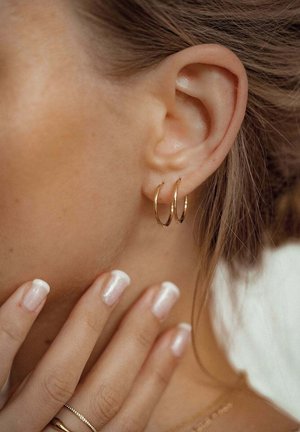 SLIM HOOP - Pendientes - goldfarben