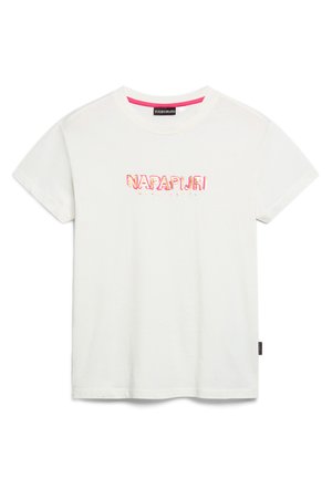 Napapijri T-shirt print - white whisper