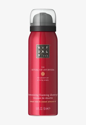 FOAMING SHOWER GEL 50 ML- THE RITUAL OF AYURVEDA - SWEET & NUTTY - SWEET ALMOND OIL & INDIAN ROSE - Duschgel - 0