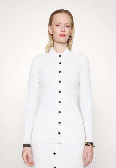 Proenza Schouler White Label FITTED CARDIGAN - Cardigan - cream