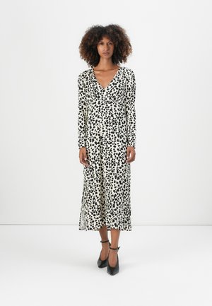 DORIS DRESS - Vestito lungo - cosy white/black
