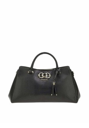 Guess, GUESS SAC BANDOULIÈRE ANADELA 3 COMP SATCH BLACK - Sac à main - black bla