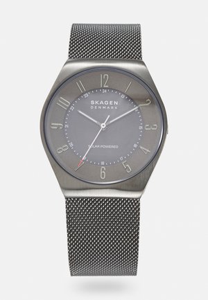 GRENEN SOLAR POWERED - Reloj - charcoal stainless steel