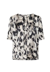 KAADDISON  WITH ROUND NECK - Bluza - grey leopard print