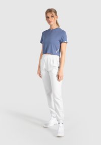 Smilodox CROP - T-shirt print - blau