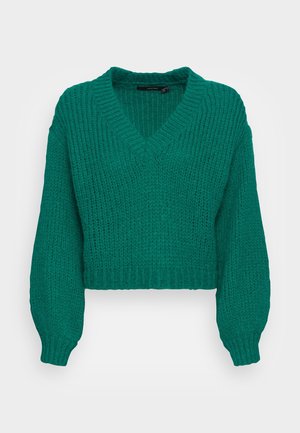 Strickpullover - green