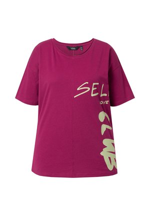 Ulla Popken, ULLA POPKEN - T-shirt print - magnolia red