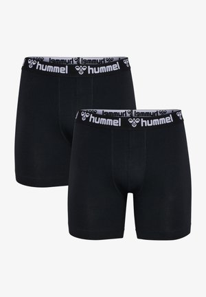 Hummel, 2-PACK - Tætsiddende boxershorts - black