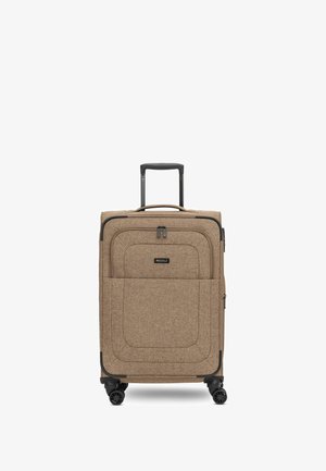ESSENTIALS MEDIUM TROLLEY MIT DEHNFALTE - Trolley - coffee