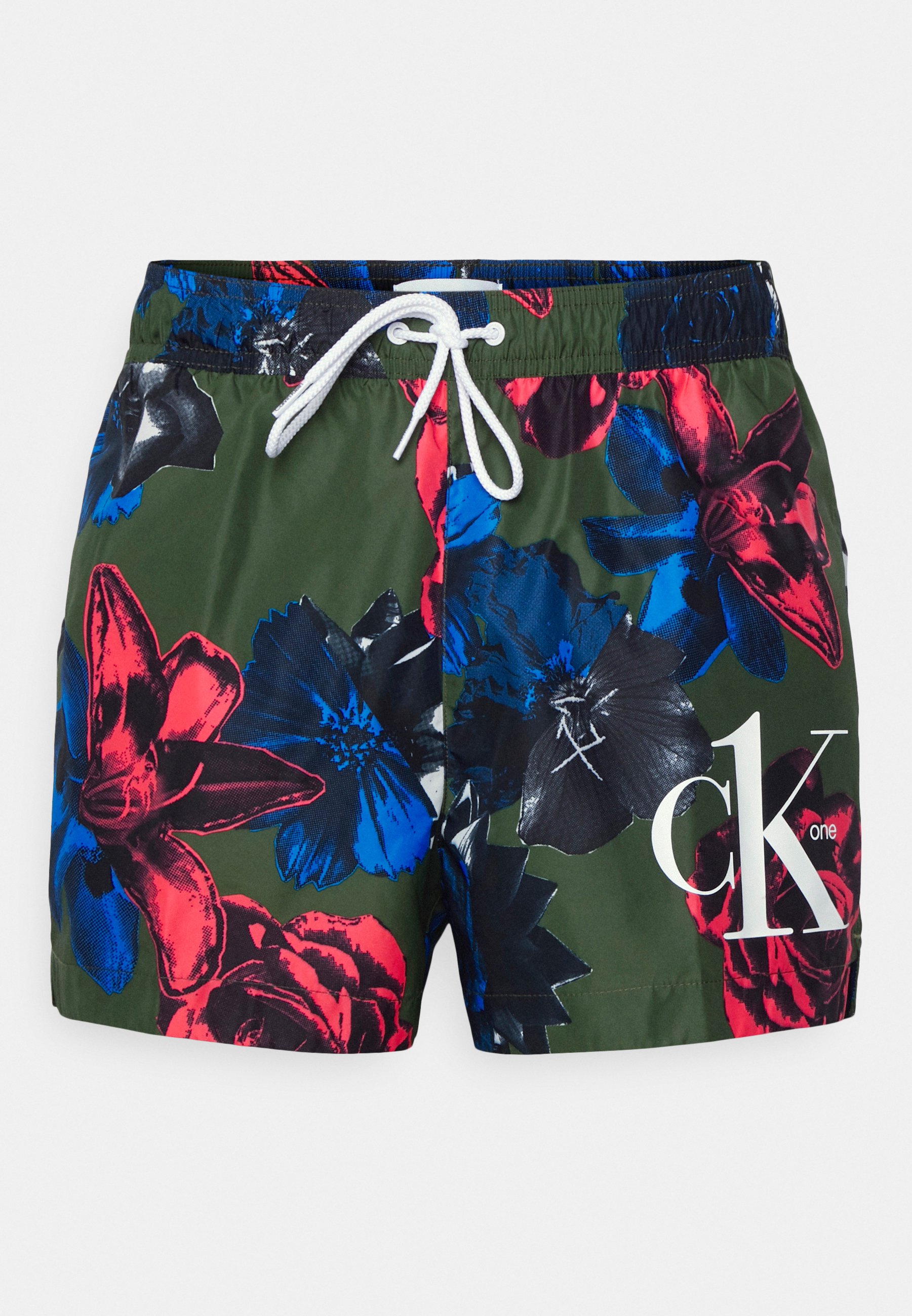 Calvin Klein Swimwear ONE SHORT DRAWSTRING - Shorts da mare - khaki/cachi -  Zalando.it