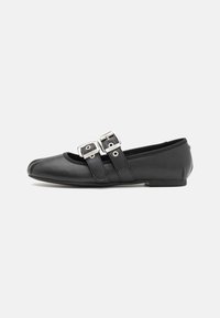 DAPHNE JANE - Ballerina med reim - black