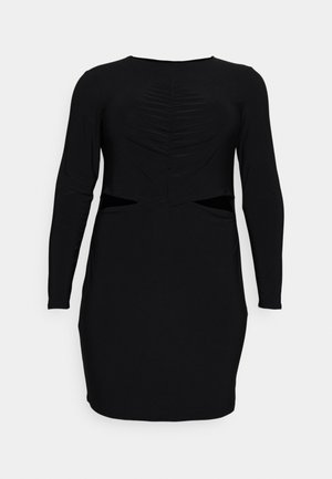 Even&Odd Curvy Jerseykleid - black