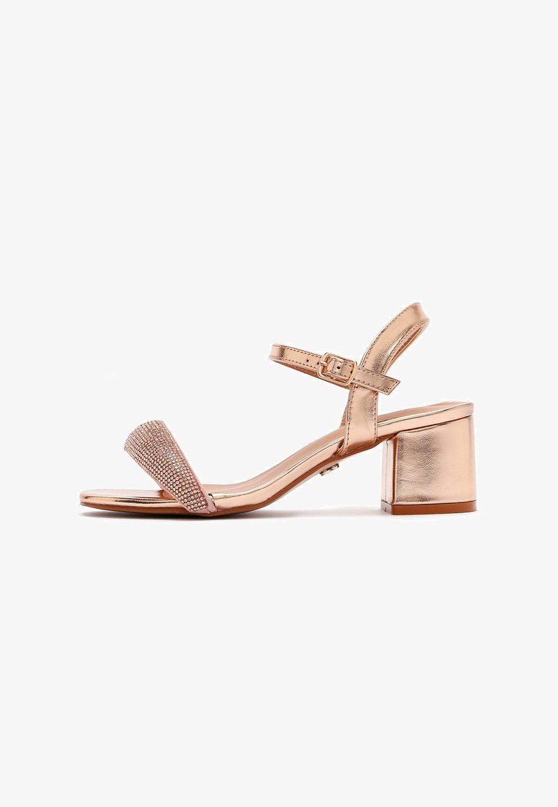 Derimod HEELED - Sandalen - rose gold