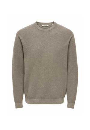 Only & Sons JUMPER ONSJOEY PULLOVER - Pullover - desert taupe