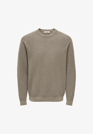 Only & Sons, JUMPER ONSJOEY PULLOVER - Pullover - desert taupe