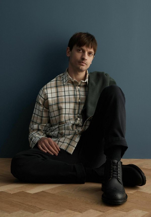 SLH MILES STRUCTURE DYED - Trousers - dark sapphire4