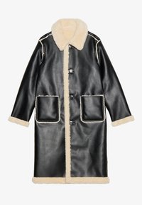 Klassisk frakke - off-white/black
