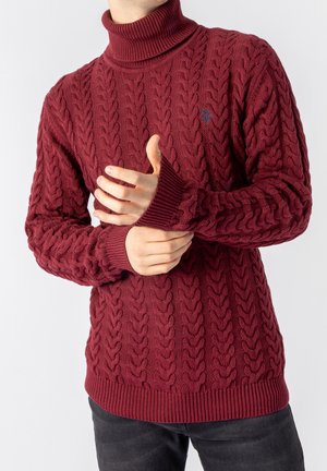 Jersey de punto - dark red