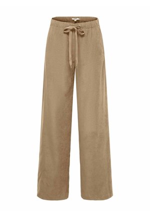 ONLY, TROUSERS ONLMAVIA STRAIGHT FIT TROUSERS - Pantalon classique - mottled beige