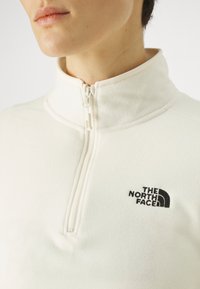 The North Face 100 GLACIER 1/4 ZIP - Pulover iz flisa - white dune