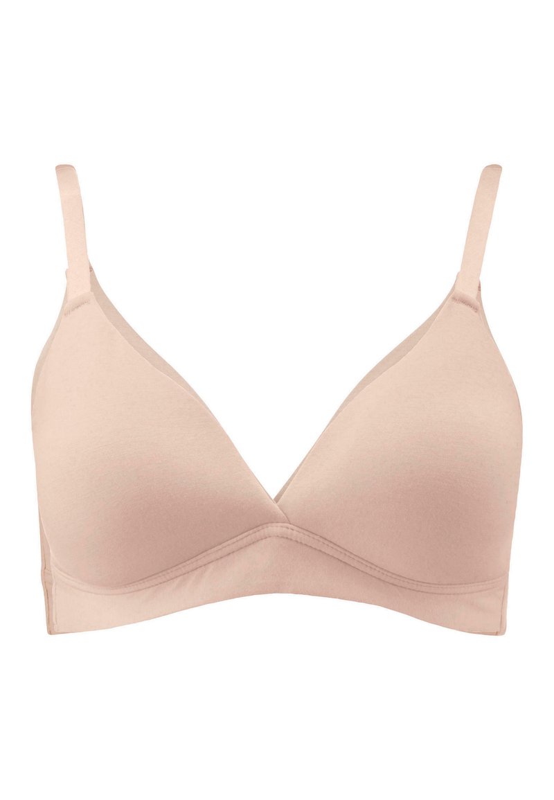 hessnatur PURE SENSE - Triangle bra - puder/light pink - Zalando