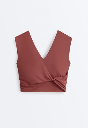 OYSHO CROSSOVER COMFORTLUX  - Felső - brown