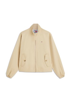 Tommy Jeans, ZIP COTTON JACKET  - Übergangsjacke - gentle gold-coloured