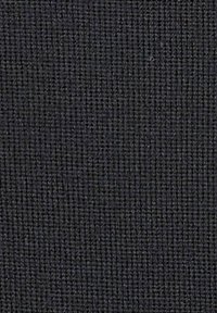 Tissu noir texturé avec un motif de grille fine, fabriqué à partir de matériau tissé. Surface uniforme sans défauts ni accents visibles.
