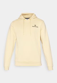 HASHTAG HOODIE SWEATER - Felpa con cappuccio - wood ash/black