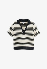 Non sélectionné, black ecru stripe