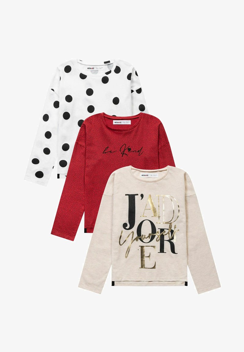 MINOTI CREW NECK PRINTED - Majica kratkih rukava s printom - red