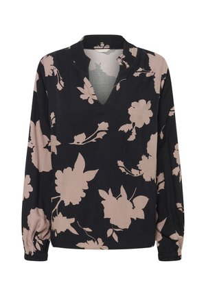 ELISA - Bluse - black rose big flower print