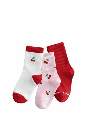 RICH CHERRY ANKLE 3 PACK - Socks - red pink