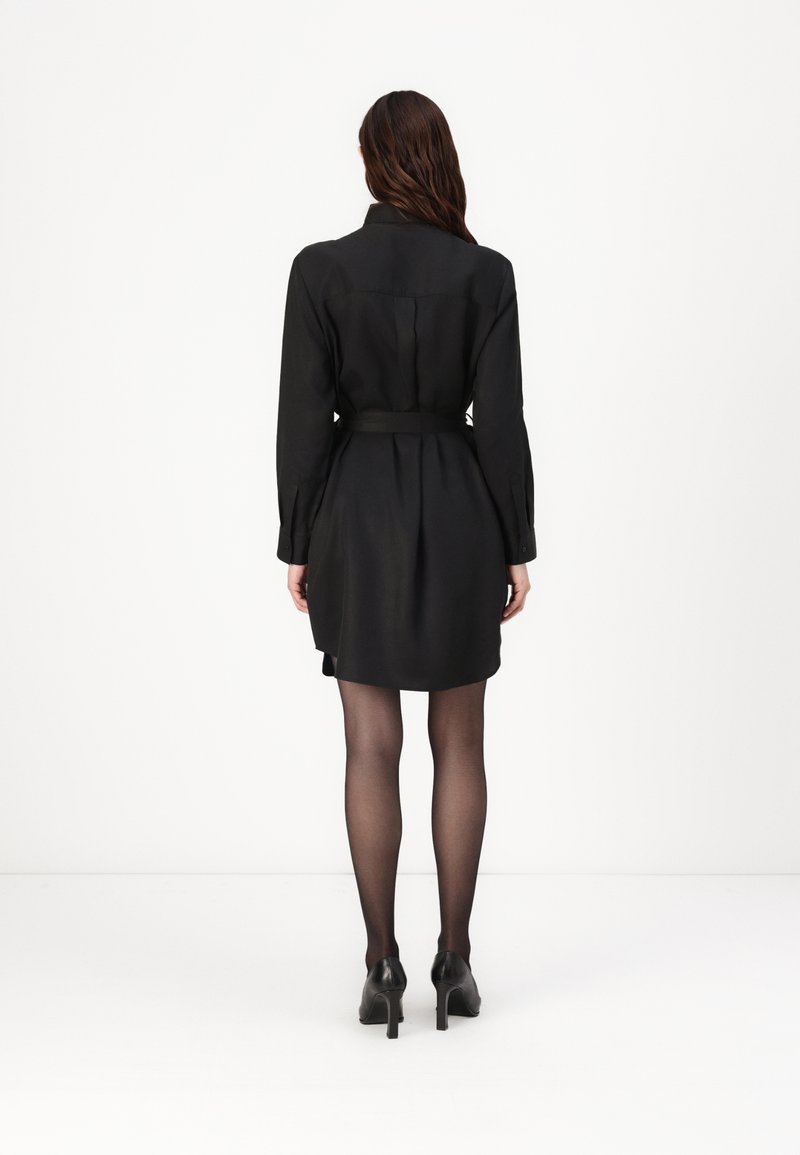 Calvin Klein Jeans SHIRT DRESS - Shirt dress - black - Zalando.ie