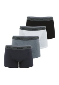 Athena LOT DE 4 PACK - Boxers - anthracite/gris/noir/blanc