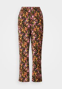 Vero Moda Petite VMPAGE WIDE - Nohavice - black/luca