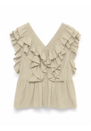 Vero Moda, BLOUSE VMMIE TOP - Blusa - birch