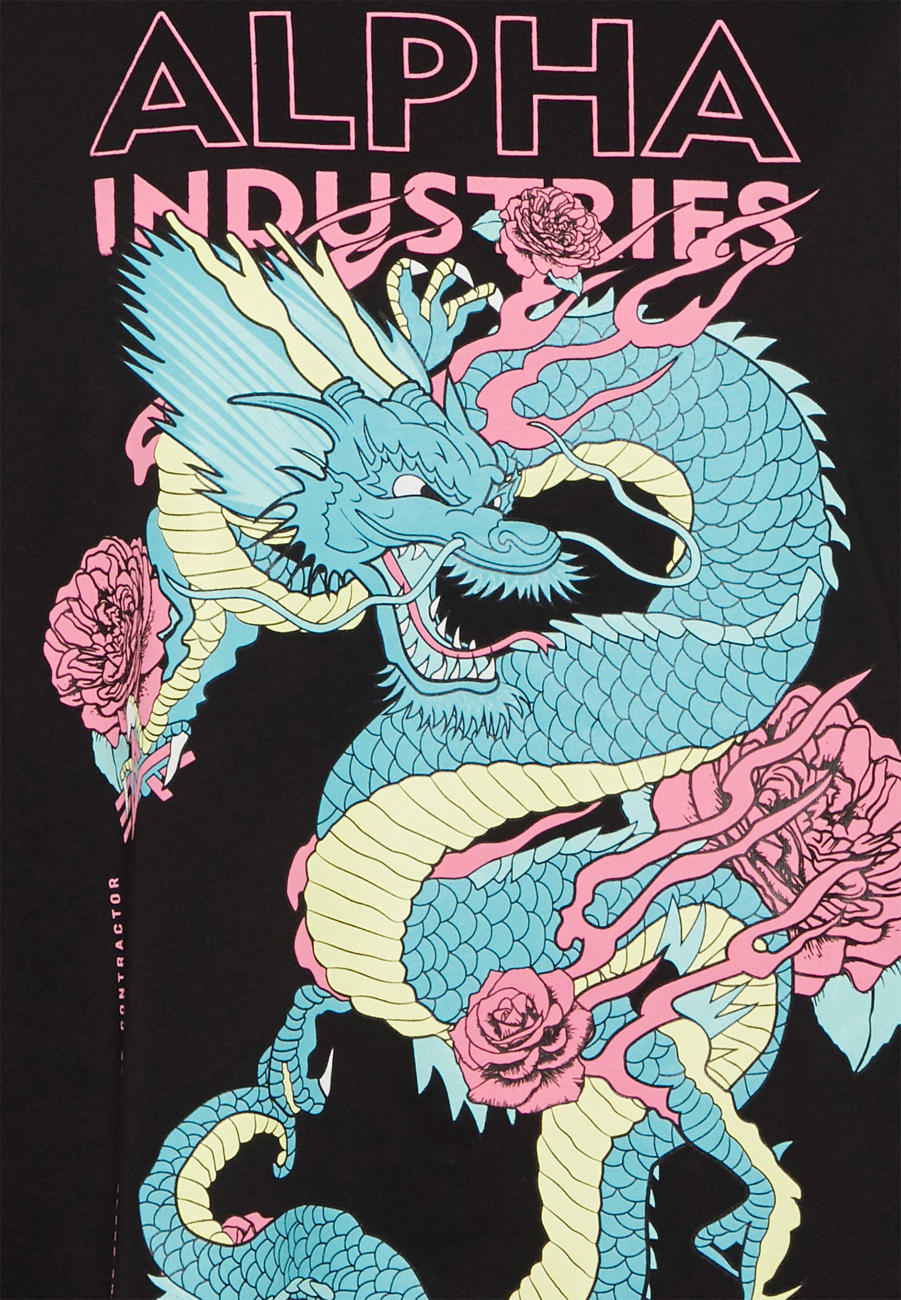 HERITAGE DRAGON - Print T-shirt - black 