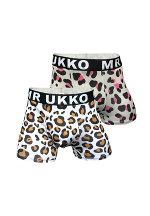 2 PACK LEOPARD SKIN - Boksershorts - leopard skin
