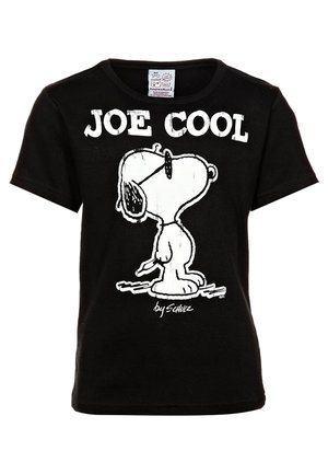 PEANUTS - JOE COOL - Print T-shirt - black
